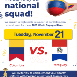 Apoya a nuestra selección (Colombia vs Paraguay)